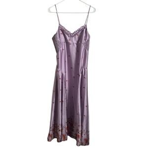 Free People Lavender Floral Chemise